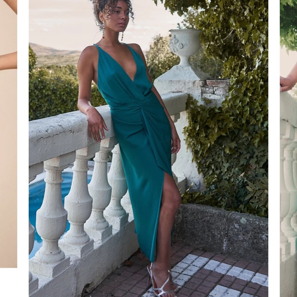 Teal Cocktail Dress
